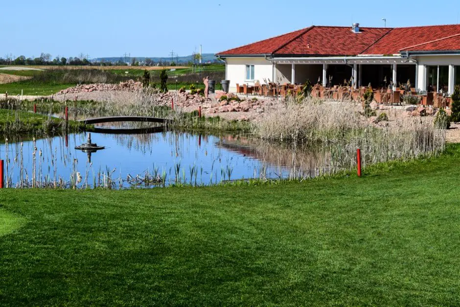 The clubhouse in Golfpark Rosenhof