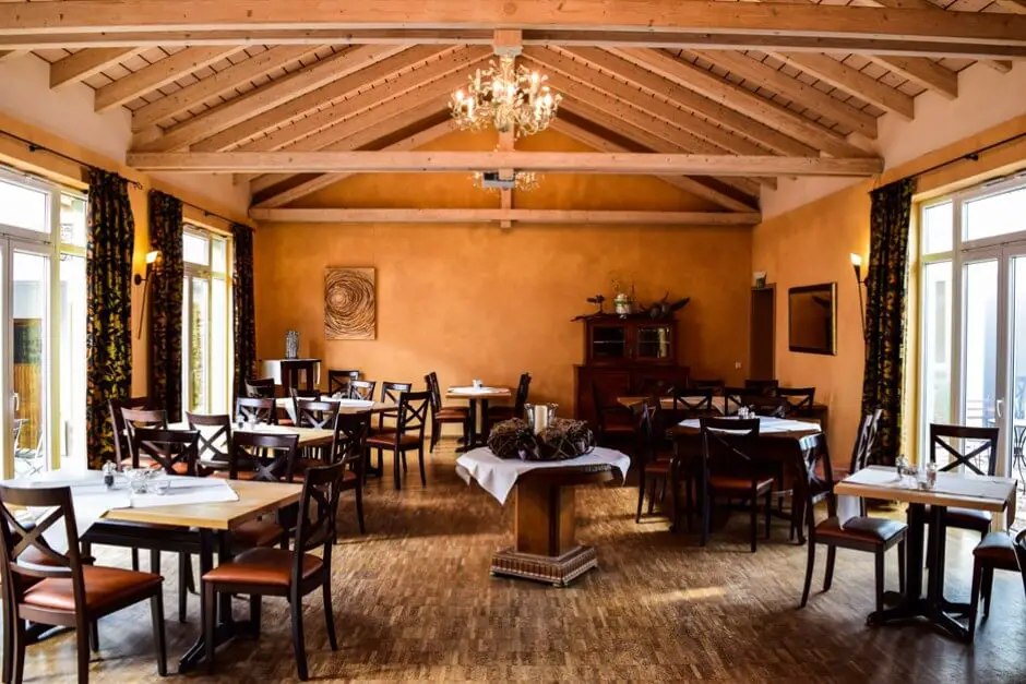 Breakfast room in the Adler Landhotel