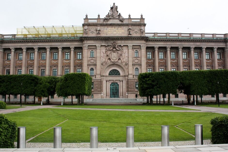 Sveriges Riksdag in Gamla Stan