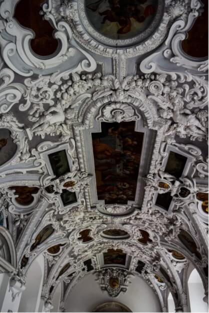 St. Lambrecht - Ceiling in the Imperial Hall