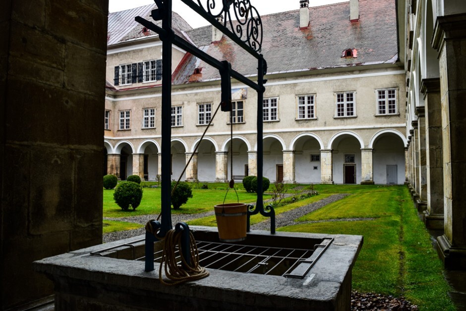 St. Lambrecht - cloister and residential wing of the monks