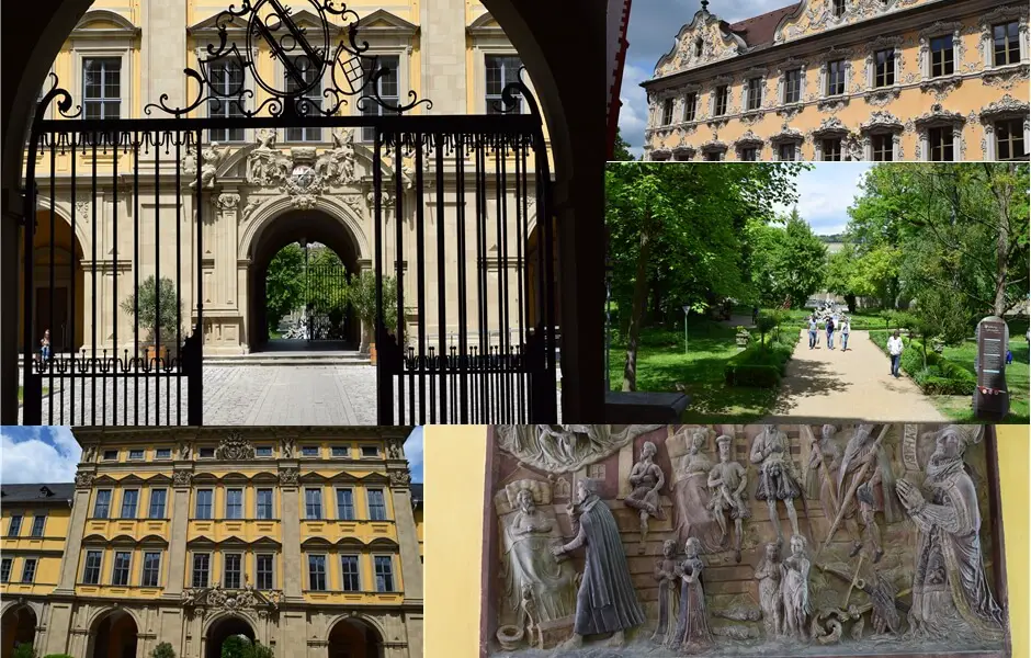 Townhouses in the city of Würzburg