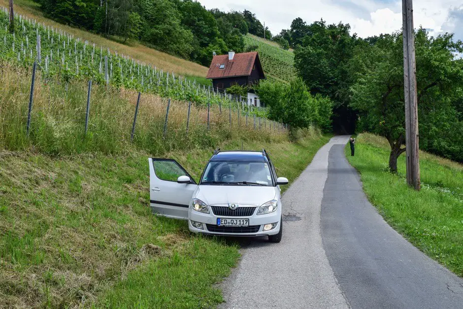 On the way on the Sausal Wine Road