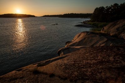 Summer night in the Aland archipelago