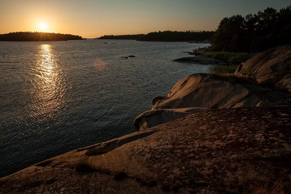 Summer night in the Aland archipelago