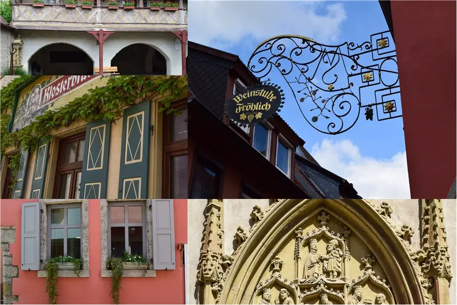Medieval town Ochsenfurt and its side streets