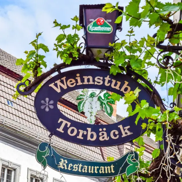 Weinstube Schild