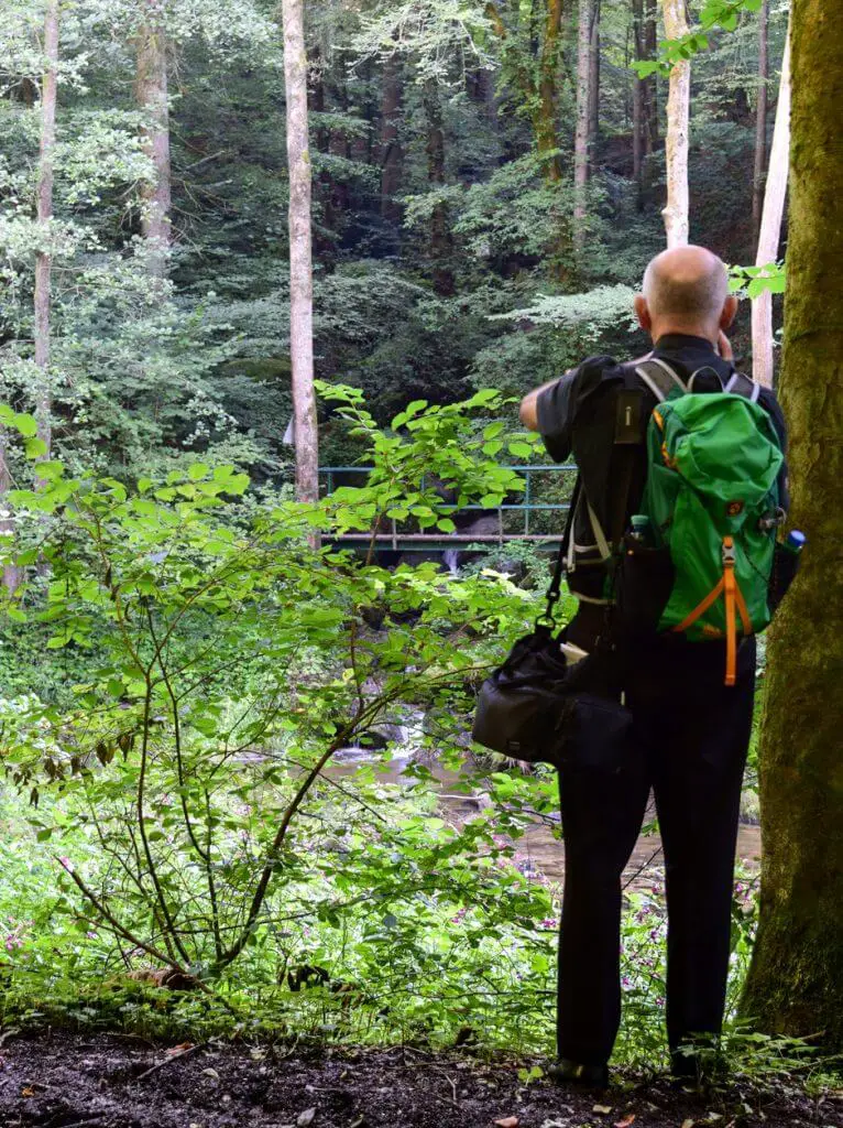 Petar bei unserer Wanderung durchs Pesenbachtal