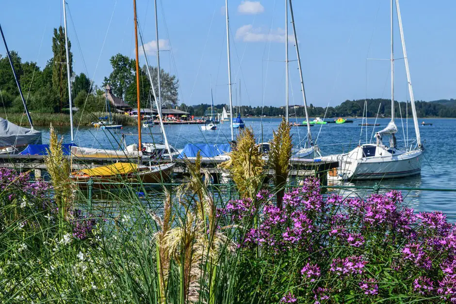 Sailboats at the Mattsee