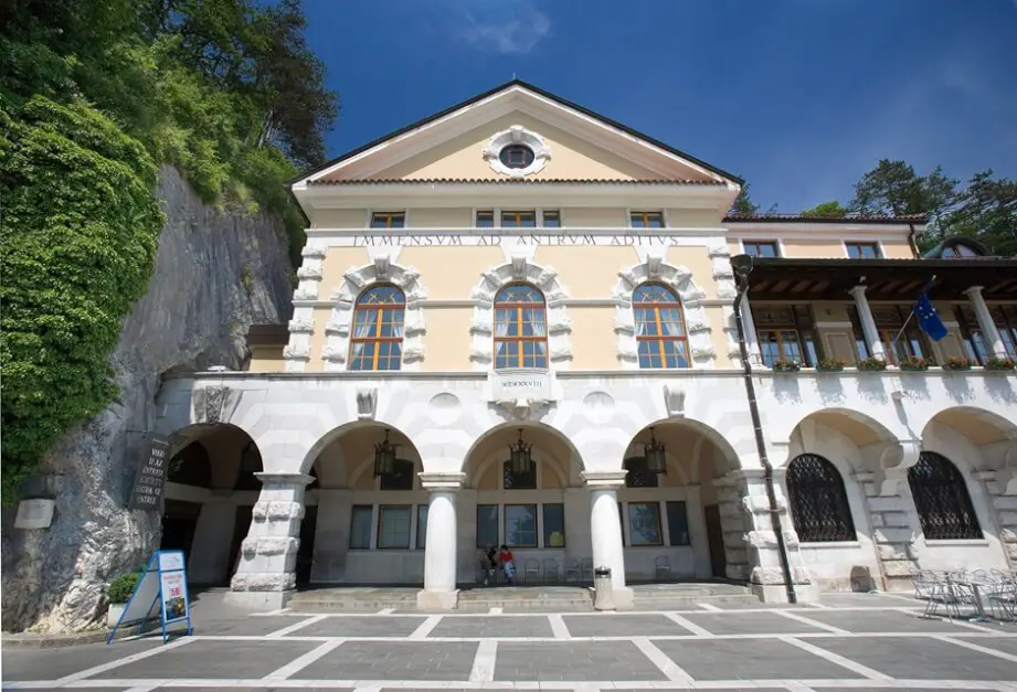 Postojna cave entrance - Slovenia sightseeing