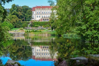 Reflection in the castle pond