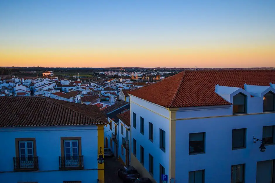 Sonnenuntergang in Evora