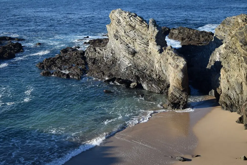 Rocky beaches in the Alentejo