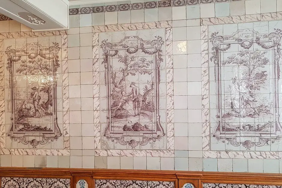 In the tile room