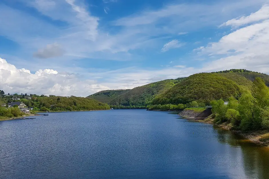 On the Rursee in the Eifel