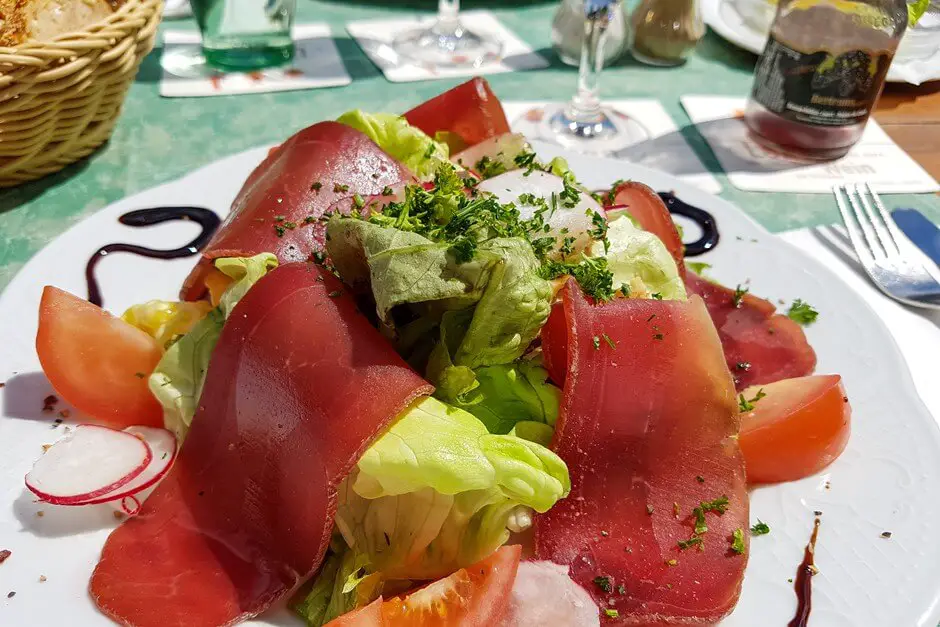 Eifel peasant ham in the restaurant Ziegler