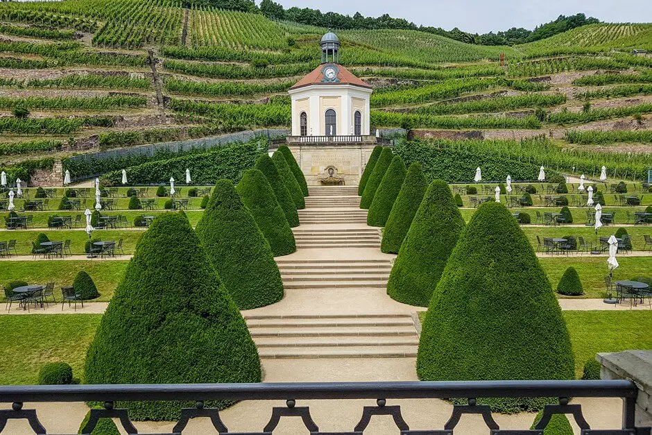 Belvedere in Wackerbarth Castle, one of the Baroque castles in Saxony