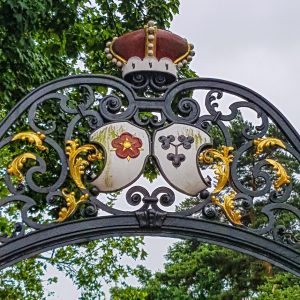 Fuerstliches Eingangstor in Schloss Proschwitz