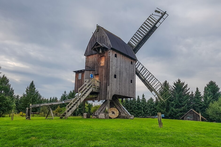 Post windmill in Grieben