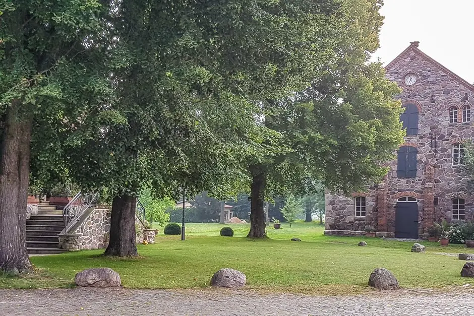 In the park of Ottersburg in the Altmark