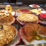 Cake selection in the old Aachen coffee shops