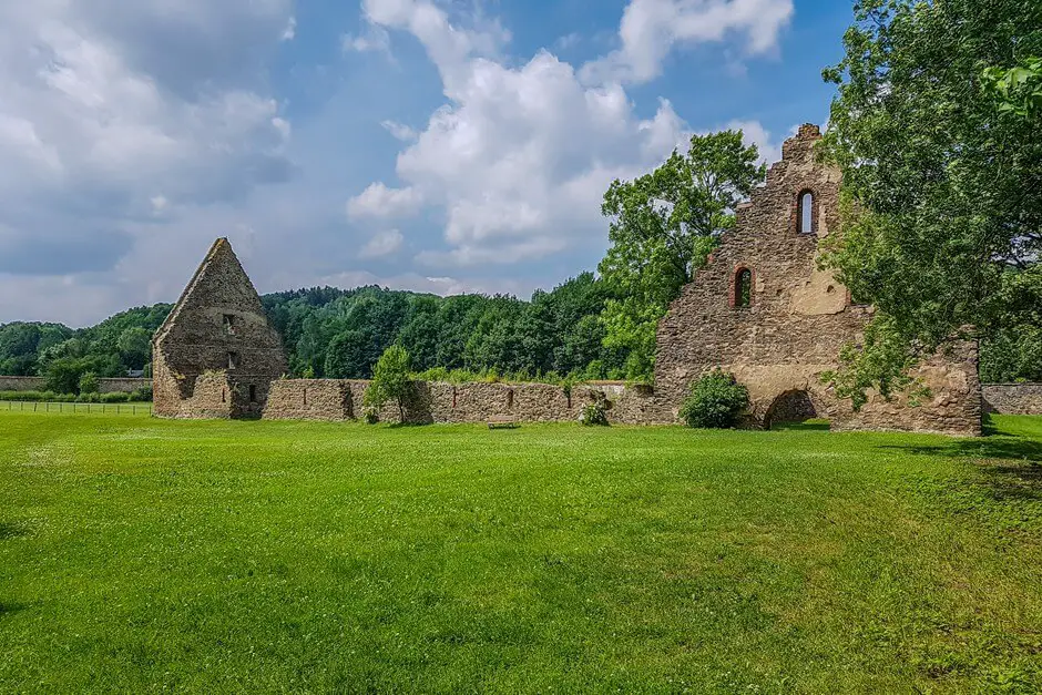 Romantic monastery ruins