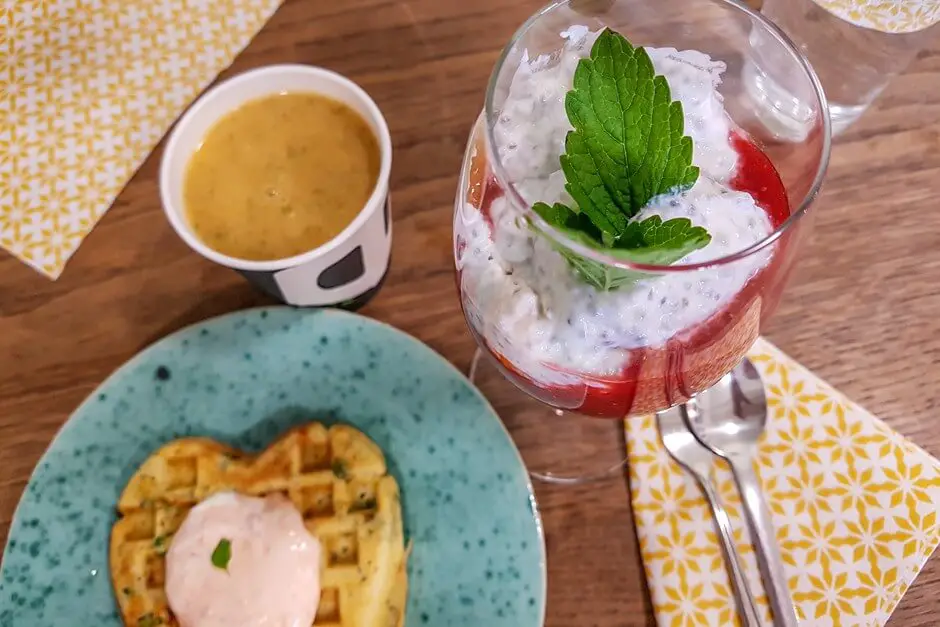 Unser Mittagessen im Kloster Altzella