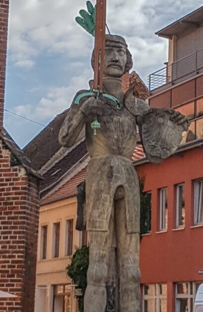 The Roland statue in the Hanseatic city of Stendal