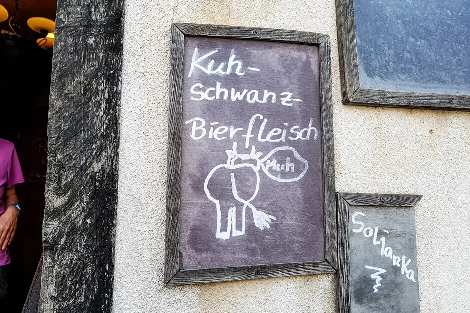 Kuhschwanz Bierfleisch