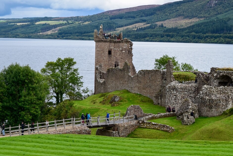 Urquart Castle on our Loch Ness Tour