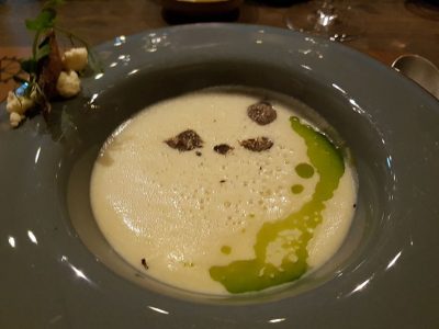 Getrüffelte Kartoffelsuppe