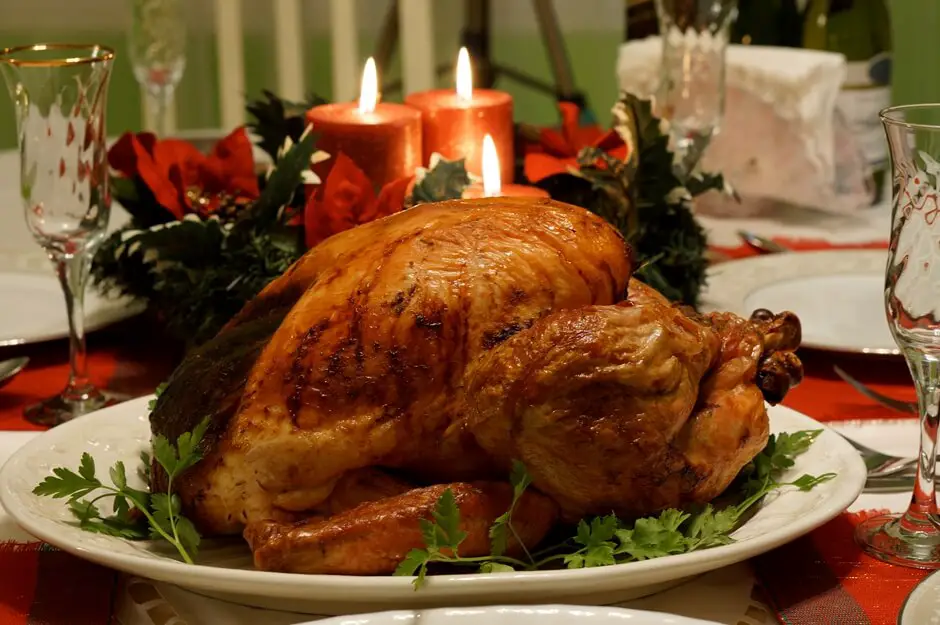 Traditional Christmas dinner in Canada