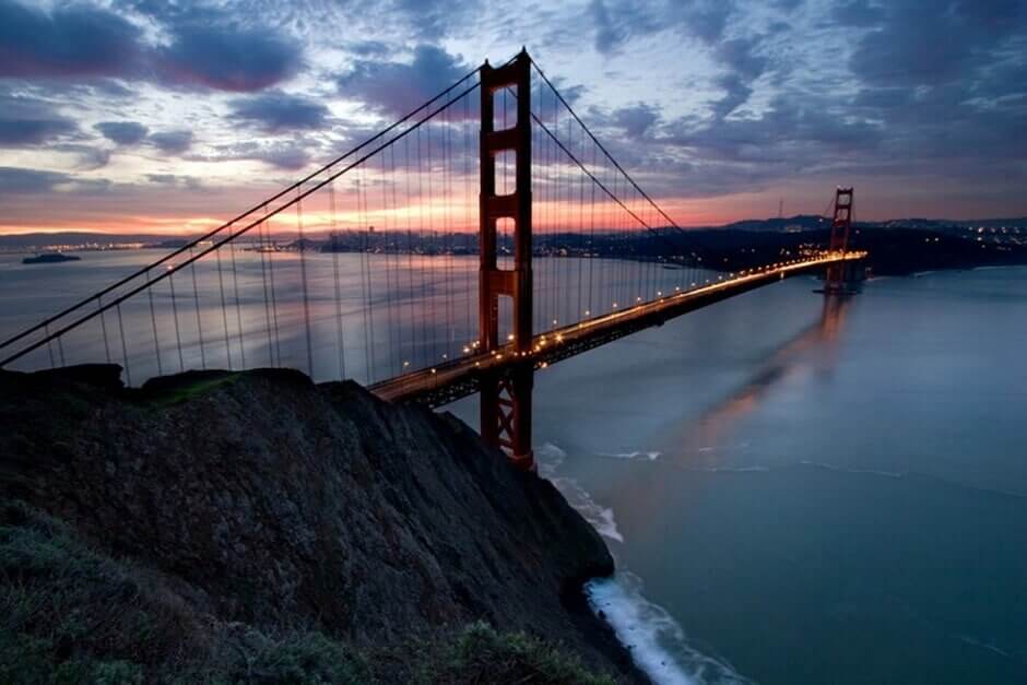 10 Aussichtspunkte auf die Golden Gate Bridge