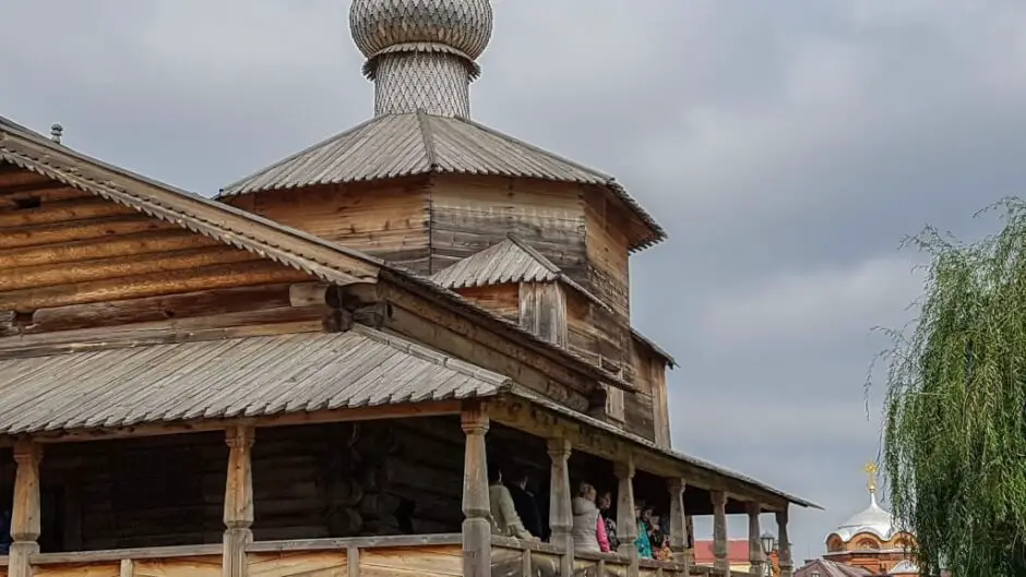 Wooden church in Swizashsk