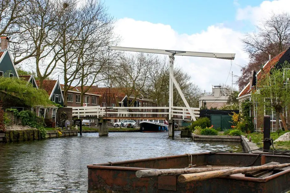 North Holland interesting places - bridge in Edam