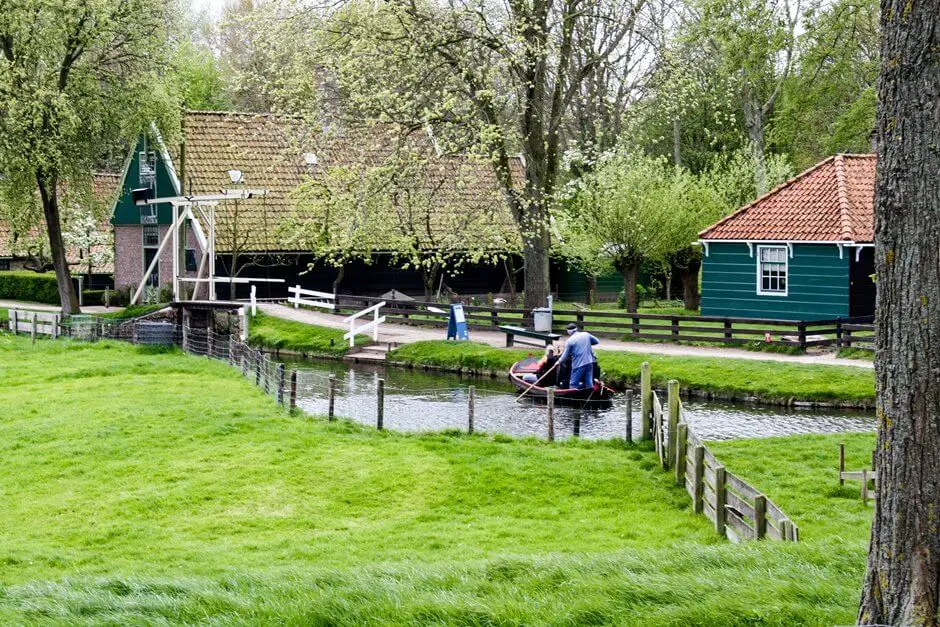 Take the flat barge through the Zuiderzee Museum