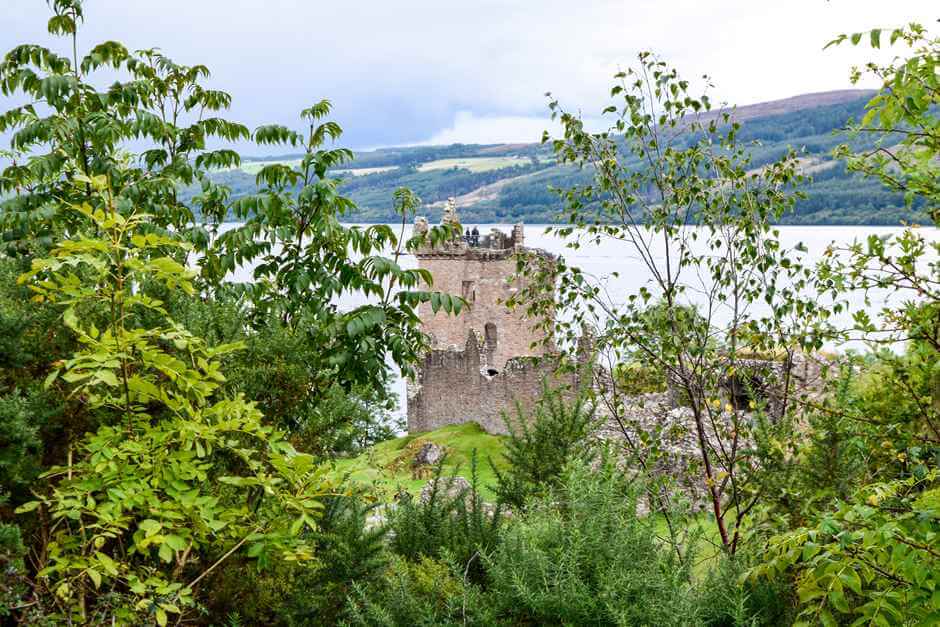 Urquardt Castle on Loch Ness Scotland Inverness Excursions