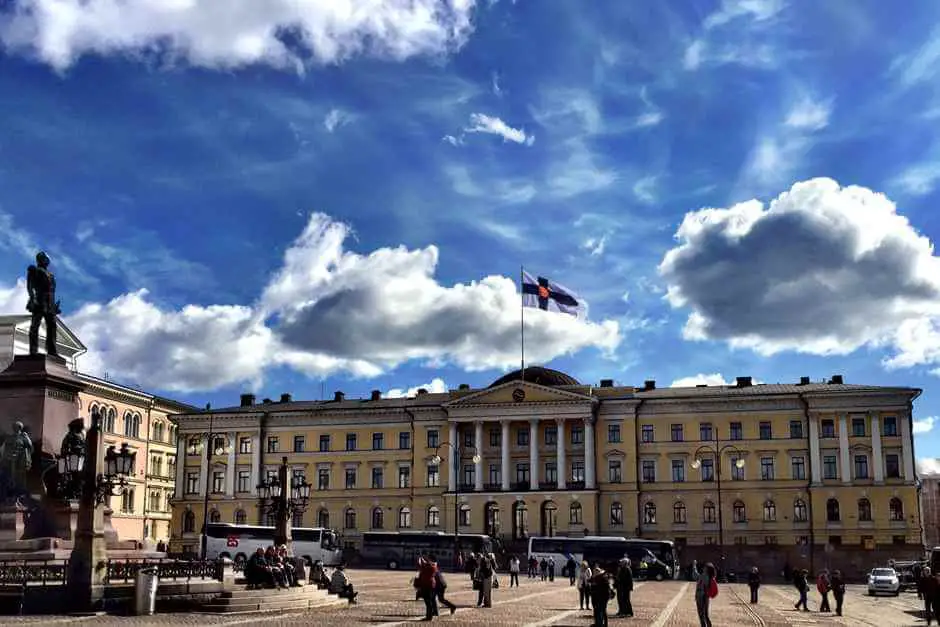 Der Senatsplatz von Helsinki