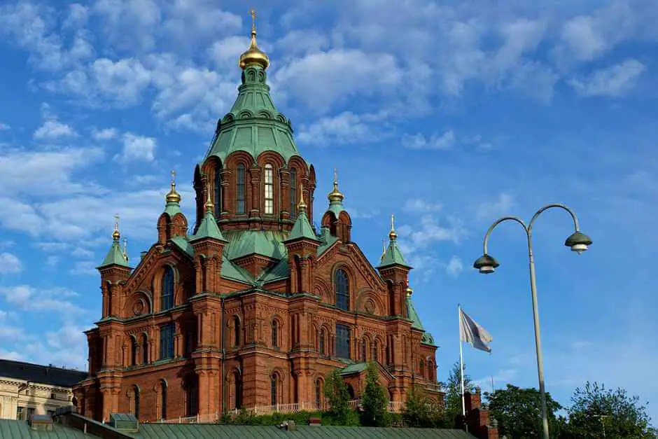 Die Uspenski Kathedrale in Helsinki