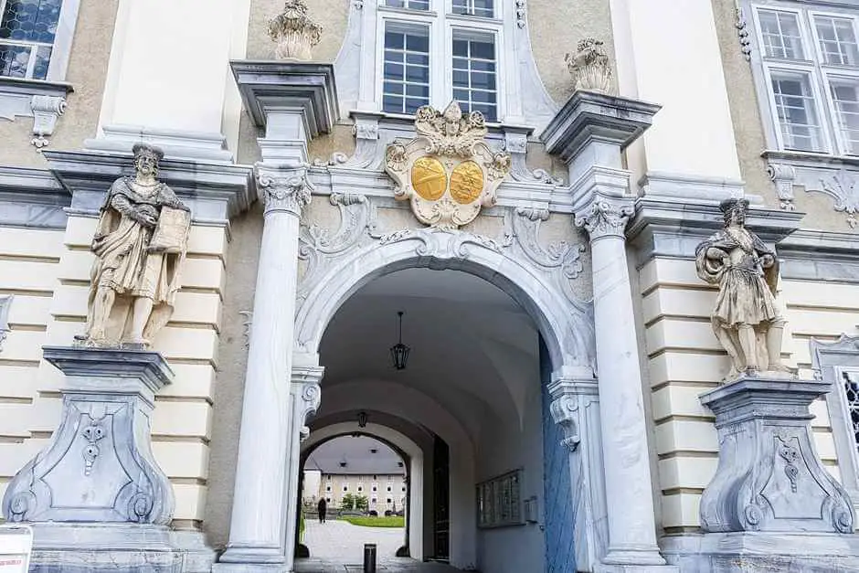 Entrance to the pen