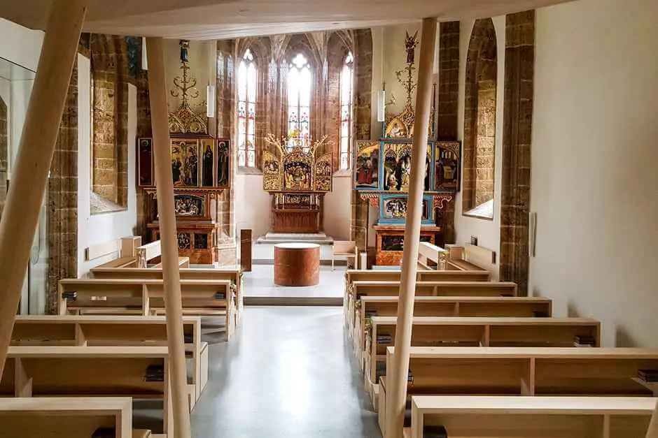 Interior of the Peterskirche in Sankt Lambrecht