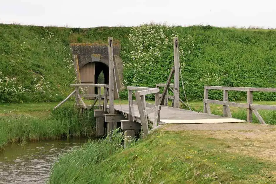 The gate to Fort de Schans