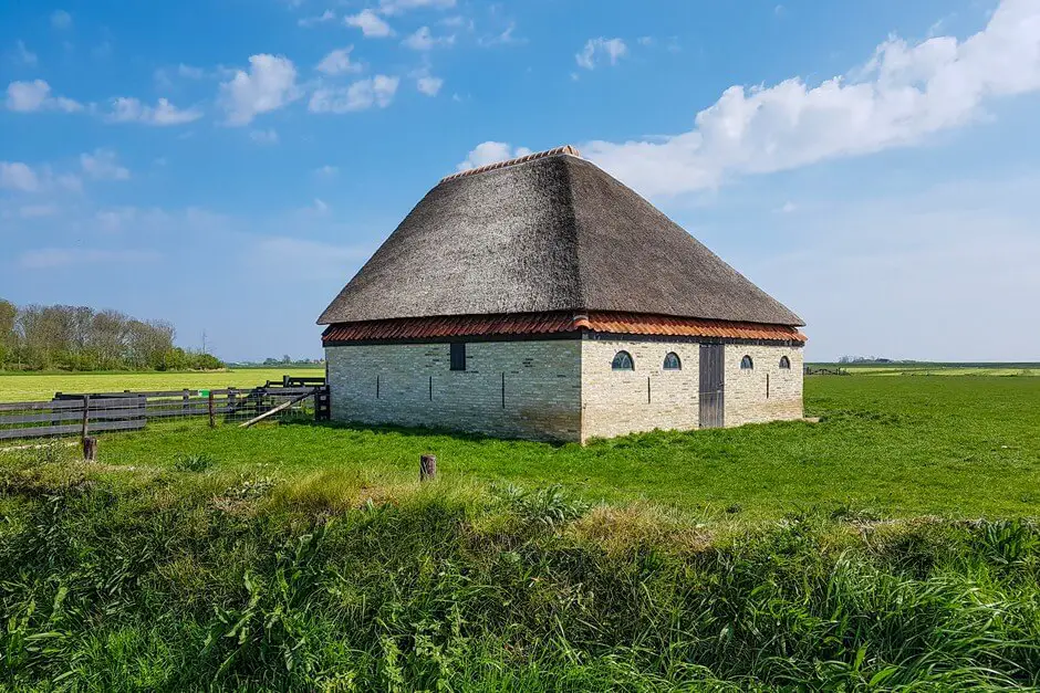 Sheep barn - one of the sights of Texel