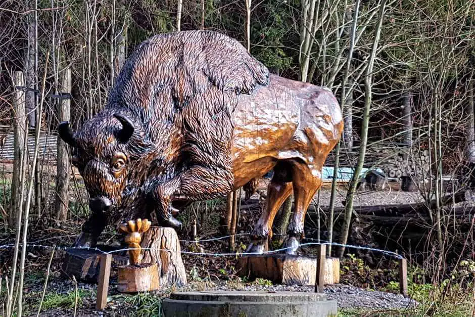 Bison - Erzgebirge folk art