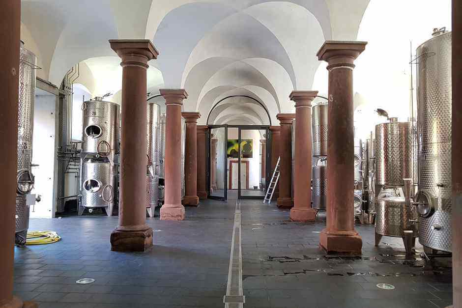 Gewölbekeller im Marstall von Schloss Löwenstein in Kleinheubach