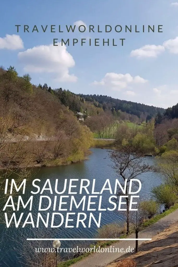 Im Sauerland am Diemelsee Rundweg wandern