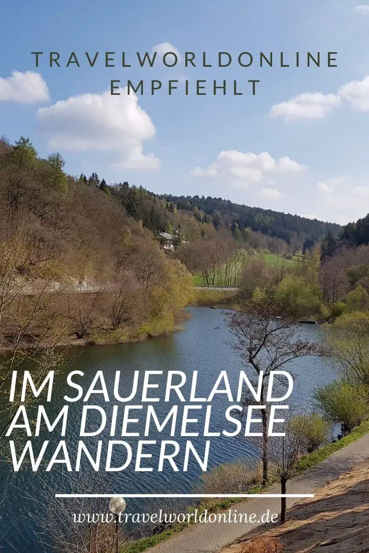 Hike in the Sauerland at the Diemelsee