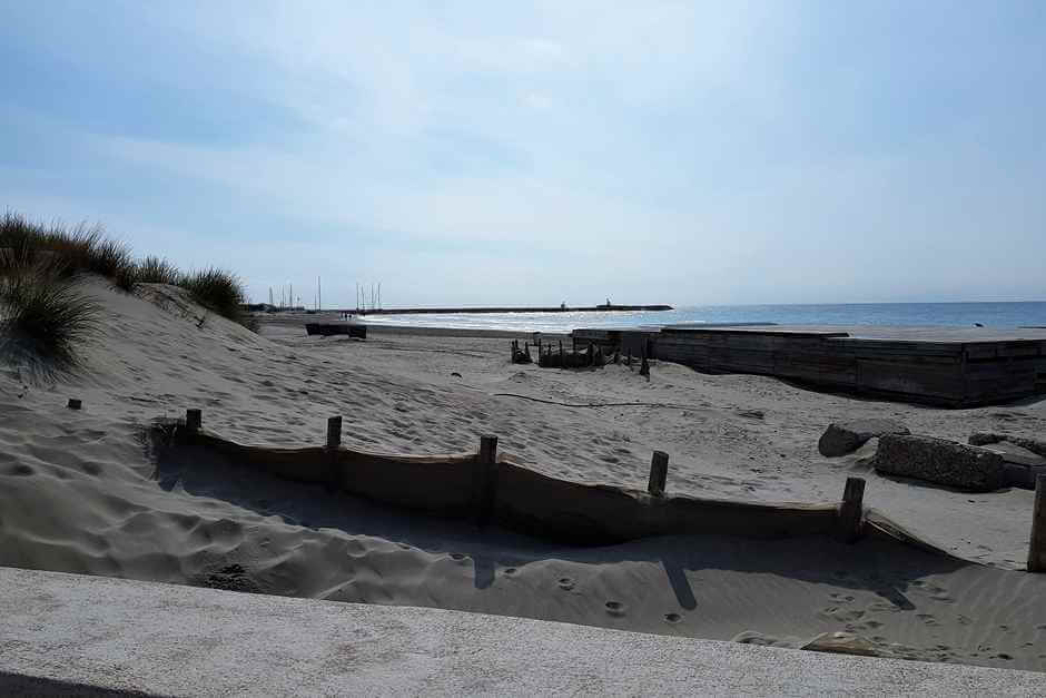 Sandstrand bei Les Saintes Maries de la Mer