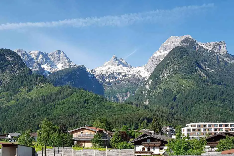 Die Loferer Steinberge im Sommer