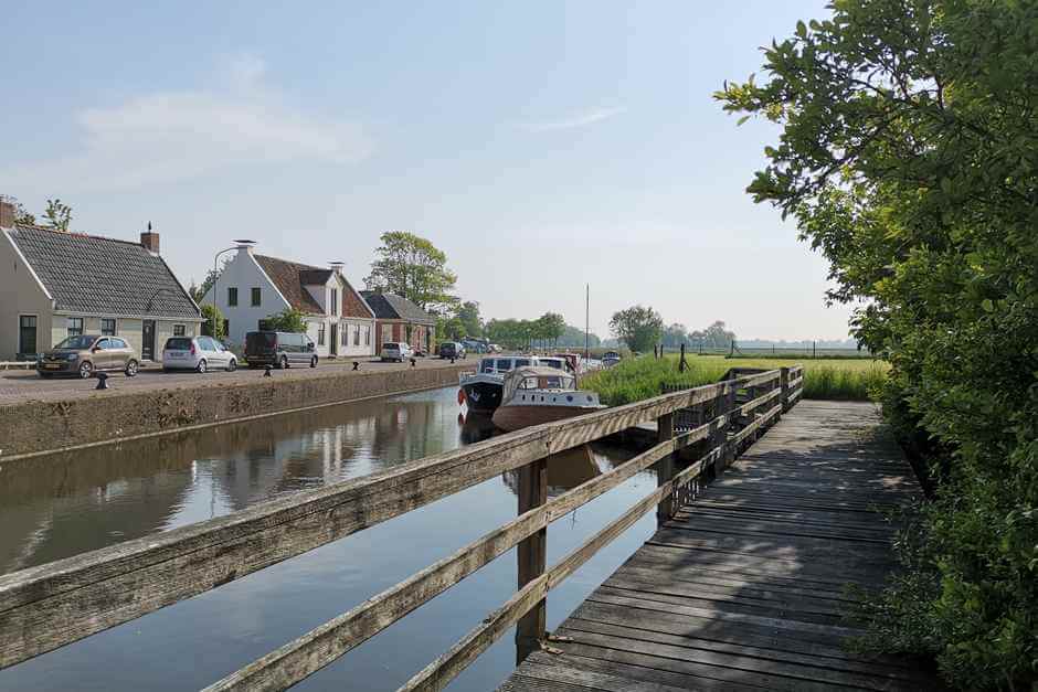 Kanal in Eenrum - Holländische Nordseeküste